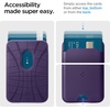 image:imageSpigen for MagSafe Wallet Holds 3 Cards Strong Magnet Valentinus MagFit  For iPhone 171615141312 Pixel 10 Series Magnetic Cases Pixelsnap Plaud Note amp More PU BlackPU Purple