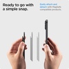 image:imageSpigen for MagSafe Wallet Holds 3 Cards Strong Magnet Valentinus MagFit  For iPhone 171615141312 Pixel 10 Series Magnetic Cases Pixelsnap Plaud Note amp More PU BlackFabric Black