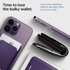 image:imageSpigen for MagSafe Wallet Holds 3 Cards Strong Magnet Valentinus MagFit  For iPhone 171615141312 Pixel 10 Series Magnetic Cases Pixelsnap Plaud Note amp More PU BlackPU Purple