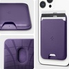 image:imageSpigen for MagSafe Wallet Holds 3 Cards Strong Magnet Valentinus MagFit  For iPhone 171615141312 Pixel 10 Series Magnetic Cases Pixelsnap Plaud Note amp More PU BlackPU Purple