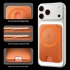 image:imageSpigen for MagSafe Wallet Holds 3 Cards Strong Magnet Valentinus MagFit  For iPhone 171615141312 Pixel 10 Series Magnetic Cases Pixelsnap Plaud Note amp More PU BlackPU Metallic Orange MagFit