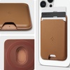 image:imageSpigen for MagSafe Wallet Holds 3 Cards Strong Magnet Valentinus MagFit  For iPhone 171615141312 Pixel 10 Series Magnetic Cases Pixelsnap Plaud Note amp More PU BlackPU Brown