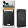 image:imageSpigen for MagSafe Wallet Holds 3 Cards Strong Magnet Valentinus MagFit  For iPhone 171615141312 Pixel 10 Series Magnetic Cases Pixelsnap Plaud Note amp More PU BlackFabric Black