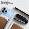 image:imageSpigen for MagSafe Wallet Holds 3 Cards Strong Magnet Valentinus MagFit  For iPhone 171615141312 Pixel 10 Series Magnetic Cases Pixelsnap Plaud Note amp More PU BlackPU Brown