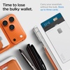 image:imageSpigen for MagSafe Wallet Holds 3 Cards Strong Magnet Valentinus MagFit  For iPhone 171615141312 Pixel 10 Series Magnetic Cases Pixelsnap Plaud Note amp More PU BlackPU Metallic Orange