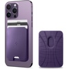 image:imageSpigen for MagSafe Wallet Holds 3 Cards Strong Magnet Valentinus MagFit  For iPhone 171615141312 Pixel 10 Series Magnetic Cases Pixelsnap Plaud Note amp More PU BlackPU Purple