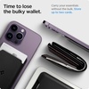 image:imageSpigen for MagSafe Wallet Holds 3 Cards Strong Magnet Valentinus MagFit  For iPhone 171615141312 Pixel 10 Series Magnetic Cases Pixelsnap Plaud Note amp More PU BlackPU Black