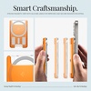 image:imageSpigen for MagSafe Wallet Holds 3 Cards Ultra Hybrid Classic C1 MagFit  For iPhone 171615141312 Pixel 10 Series Magnetic Cases Pixelsnap Plaud Note amp More Transparent  TangerineClassic C1 Tangerine