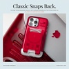 image:imageSpigen for MagSafe Wallet Holds 3 Cards Ultra Hybrid Classic C1 MagFit  For iPhone 171615141312 Pixel 10 Series Magnetic Cases Pixelsnap Plaud Note amp More Transparent  TangerineClassic C1 Ruby