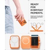 image:imageSpigen for MagSafe Wallet Holds 5678 Cards Hardshell  For iPhone 171615141312 Pixel 10 Series Magnetic Cases Pixelsnap Heavy Duty ProtectiveFrost Clear Orange TT