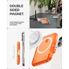 image:imageSpigen for MagSafe Wallet Holds 5678 Cards Hardshell  For iPhone 171615141312 Pixel 10 Series Magnetic Cases Pixelsnap Heavy Duty ProtectiveFrost Clear Orange TT