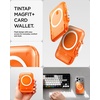 image:imageSpigen for MagSafe Wallet Holds 5678 Cards Hardshell  For iPhone 171615141312 Pixel 10 Series Magnetic Cases Pixelsnap Heavy Duty ProtectiveFrost Clear Orange TT