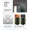 image:imageSpigen for MagSafe Wallet Magnetic Pouch Organizer EDC SSD Card Storage Wallet Belt Backpack Clip Designed for iPhone 171615141312 Pixel 10 Series amp More  Black Snap Zip  EDC SSD Card Storage Wallet Belt Backpack Clip For iPhone 171615141312 Pixel 10 Series amp More  BlackOlive Green