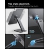 image:imageSpigen for Magnetic Wireless Charging Stand Compatible with iPad Pro 11 M5 2025 amp M4 2024 Foldable Adjustable Aluminum Pogo Pin Charger Tablet Holder Desk Mount  Space Gray LD207W2  Compatible with iPad Pro 11 M5 2025 amp M4 2024 Foldable Aluminum  Space GrayiPad Pro 11 M5 2025  M4 2024