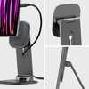 image:imageSpigen for Magnetic Wireless Charging Stand Compatible with iPad Pro 11 M5 2025 amp M4 2024 Foldable Adjustable Aluminum Pogo Pin Charger Tablet Holder Desk Mount  Space Gray LD207W2  Compatible with iPad Pro 11 M5 2025 amp M4 2024 Foldable Aluminum  Space GrayMultiAngle Tablet Stand