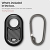image:imageSpigen for Samsung Galaxy SmartTag 2 2023 Case Rugged Armor  Keychain Case Carabiner Daily Carry for Keys Bags Pets Backpacks EDC Device Not Included  Matte BlackMatte Black