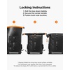 image:imageSpigen for Waterproof Backpack IPX6 35L Roll Top Travel Rucksack Fits up to 16 Inch Laptop MultiCompartment Bag Ventilated Back Chest Strap Hiking Camping Swimming Canoeing FishingBlack A650 35L