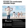 image:imageSpigen for Waterproof Backpack IPX6 35L Roll Top Travel Rucksack Fits up to 16 Inch Laptop MultiCompartment Bag Ventilated Back Chest Strap Hiking Camping Swimming Canoeing FishingSnow White A631 30L