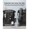 image:imageSpigen for Waterproof Backpack IPX6 35L Roll Top Travel Rucksack Fits up to 16 Inch Laptop MultiCompartment Bag Ventilated Back Chest Strap Hiking Camping Swimming Canoeing FishingBlack A650 35L