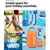 image:imageSpigen for Waterproof Backpack IPX6 35L Roll Top Travel Rucksack Fits up to 16 Inch Laptop MultiCompartment Bag Ventilated Back Chest Strap Hiking Camping Swimming Canoeing FishingSunset Orange  Clear
