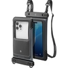 image:imageSpigen AquaShield Floating Universal Waterproof Phone Pouch IPX8 1 Pack  For all iPhone Series Pixel Series Galaxy SZ Fold UltraZ FoldFlip Series Universal Compatibility  Floatable BlackBlack