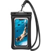 image:imageSpigen AquaShield Floating Universal Waterproof Phone Pouch IPX8 1 Pack  For all iPhone Series Pixel Series Galaxy SZ Fold UltraZ FoldFlip Series Universal Compatibility  Floatable BlackFloatable Black
