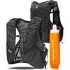 image:imageSpigen Dynamic Shield Running Vest ML Hydration Pack  500ml Flask Reflective Honeycomb Mesh for Marathon Trail Outdoors  Active BlackA721