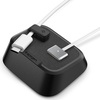 image:imageSpigen Magnetic Cable Holder Desktop Cord Organizer NonSlip Base  for USBC Lightning HDMI MagSafe 3 Watch Chargers Universal Cables amp More for Nightstands Desks  BlackBlack