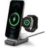 image:imageSpigen for 3 in 1 Charging Station Qi2 MagSafe Charger Stand 15W  For iPhone 171615141312 Apple Watch Ultra 321 Apple Watch 1110987654321SE AirPods Pro 321 AirPods 43Gunmetal