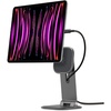 image:imageSpigen for Magnetic Wireless Charging Stand Compatible with iPad Pro 11 M5 2025 amp M4 2024 Foldable Adjustable Aluminum Pogo Pin Charger Tablet Holder Desk Mount  Space Gray LD207W2  Compatible with iPad Pro 11 M5 2025 amp M4 2024 Foldable Aluminum  Space GrayMultiAngle Tablet Stand
