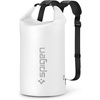 image:imageSpigen for Waterproof Backpack IPX6 35L Roll Top Travel Rucksack Fits up to 16 Inch Laptop MultiCompartment Bag Ventilated Back Chest Strap Hiking Camping Swimming Canoeing FishingSnow White A631 30L