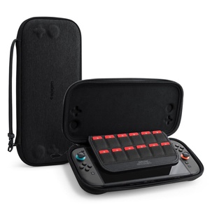 image:imageSpigen Slim Carrying Case for Nintendo Switch 2 2025  12 Game Card Slots Rear Grip amp Carabiner GHook  Travel Pouch for Commuters Students amp Gamers On the Go  Charcoal GrayBlack Klasden V2