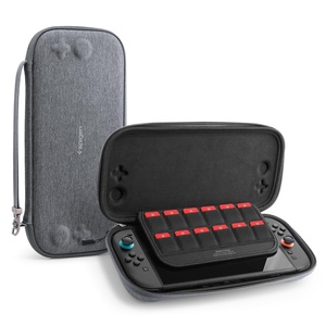 image:imageSpigen Slim Carrying Case for Nintendo Switch 2 2025  12 Game Card Slots Rear Grip amp Carabiner GHook  Travel Pouch for Commuters Students amp Gamers On the Go  Charcoal GrayCharcoal Gray Klasden V2