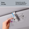 image:imageSpigen 2 Pack Silicone Clip One Touch Sunglass Holder  Eyeglasses Sunglasses Ticket Card Clip for Cars and Tesla Model Y Juniper amp YL amp Model 3SXCybertruck  GrayGray