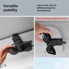 image:imageSpigen 2 Pack Silicone Clip One Touch Sunglass Holder  Eyeglasses Sunglasses Ticket Card Clip for Cars and Tesla Model Y Juniper amp YL amp Model 3SXCybertruck  GrayBlack