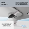 image:imageSpigen 2 Pack Silicone Clip One Touch Sunglass Holder  Eyeglasses Sunglasses Ticket Card Clip for Cars and Tesla Model Y Juniper amp YL amp Model 3SXCybertruck  GrayGray