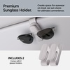 image:imageSpigen 2 Pack Silicone Clip One Touch Sunglass Holder  Eyeglasses Sunglasses Ticket Card Clip for Cars and Tesla Model Y Juniper amp YL amp Model 3SXCybertruck  GrayGray
