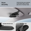 image:imageSpigen 2 Pack Silicone Clip One Touch Sunglass Holder  Eyeglasses Sunglasses Ticket Card Clip for Cars and Tesla Model Y Juniper amp YL amp Model 3SXCybertruck  GrayBlack