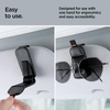 image:imageSpigen 2 Pack Silicone Clip One Touch Sunglass Holder  Eyeglasses Sunglasses Ticket Card Clip for Cars and Tesla Model Y Juniper amp YL amp Model 3SXCybertruck  GrayBlack