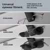 image:imageSpigen 2 Pack Silicone Clip One Touch Sunglass Holder  Eyeglasses Sunglasses Ticket Card Clip for Cars and Tesla Model Y Juniper amp YL amp Model 3SXCybertruck  GrayBlack