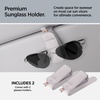 image:imageSpigen 2 Pack Silicone Clip One Touch Sunglass Holder  Eyeglasses Sunglasses Ticket Card Clip for Cars and Tesla Model Y Juniper amp YL amp Model 3SXCybertruck  GrayGray