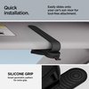 image:imageSpigen 2 Pack Silicone Clip One Touch Sunglass Holder  Eyeglasses Sunglasses Ticket Card Clip for Cars and Tesla Model Y Juniper amp YL amp Model 3SXCybertruck  GrayBlack
