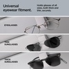 image:imageSpigen 2 Pack Silicone Clip One Touch Sunglass Holder  Eyeglasses Sunglasses Ticket Card Clip for Cars and Tesla Model Y Juniper amp YL amp Model 3SXCybertruck  GrayGray