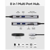 image:imageSpigen 8in1 USB C Hub Multiport Adapter 100W PD 30 microSDSD Card Reader 5Gbps Data Port for MacBook Pro Air M1 M2 Steam Deck Dell XPS 4K 60Hz HDMI Ethernet USB C and 3 USB A Port