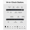 image:imageSpigen ArcDock Pro 14 in 1 8K Thunderbolt 4 Docking Station Triple Dual Monitor Hub 4K HDMI DP Dock USB4 96W MicroSD 40 Ethernet for MacBook ProM3M2Air WindowsUSB C Cable Adaptor Included
