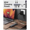 image:imageSpigen ArcDock USB C Hub 6in1 Driverless UltraSlim USB4 Thunderbolt 4 8K 60Hz HDMI 100W Power Delivery 25 Gbps Ethernet 10Gbps USB C Multiport Hub Adapter for Mac MacBook iPad Lenovo Dell