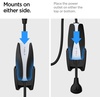 image:imageSpigen Bespoke AllinOne Cable Organizer Wall Mount  Dark Silver  Designed for All Tesla Mobile Charger Cable Model 3YYLXS 20262025202420232022Dark Silver