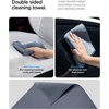 image:imageSpigen Car Interior Seat Cleaner amp Stain Remover Kit amp CyberCase for Tesla  DoubleSided Microfiber Towel Accessories for Tesla WhiteBlack Leather Seats Dashboard ConsoleSafe amp EcoFriendly SolutionBlack