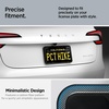 image:imageSpigen Car License Plate Frame Holder  1 Pack with ScrewsampInstallation Kit  Rattle Proof and Weather Proof Designed for New Tesla Model Y Juniper L Model 3YSXCybertruck amp All CarsBlack