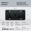 image:imageSpigen Car License Plate Frame Holder  1 Pack with ScrewsampInstallation Kit  Rattle Proof and Weather Proof Designed for New Tesla Model Y Juniper L Model 3YSXCybertruck amp All CarsBlack
